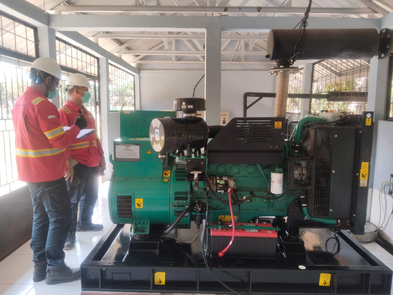 Pemeriksaan dan pengujian (riksa uji) genset dan alat
